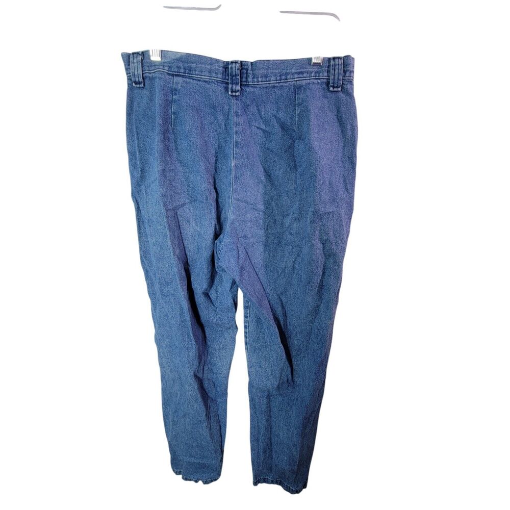 Riders by LEE Womens Size 10P Blue Solid Mom Jeans - Picture 11 of 11